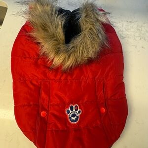 Canada Pooch Puffer Jacket with Fur (size 16)